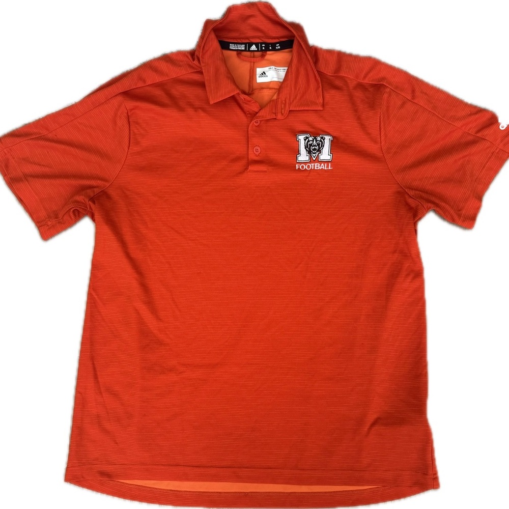 Adidas Mercer University Football Polo Shirt - Size Large